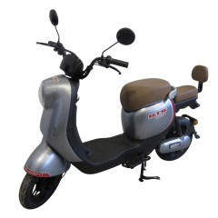 Bicicleta eletrica 500w preta/azul C6