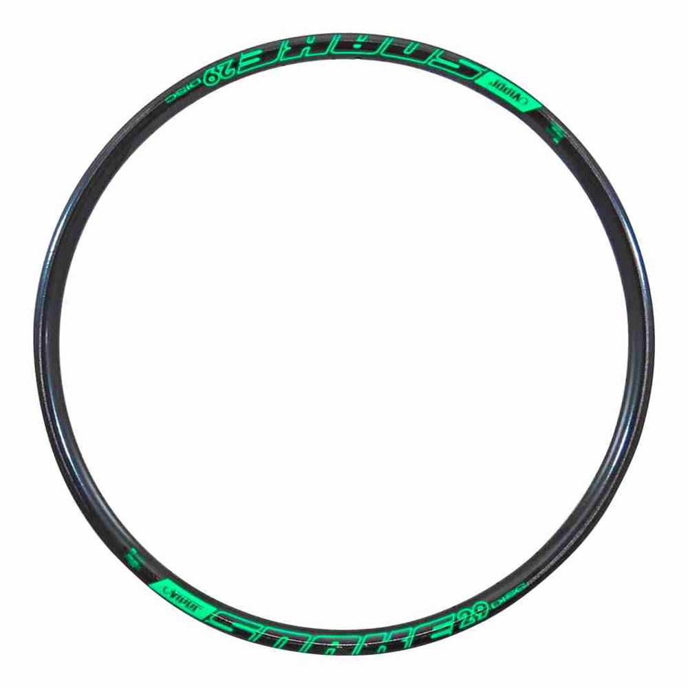Aro Aluminio 29 Snake 36F Disco Preto/Neon Verde