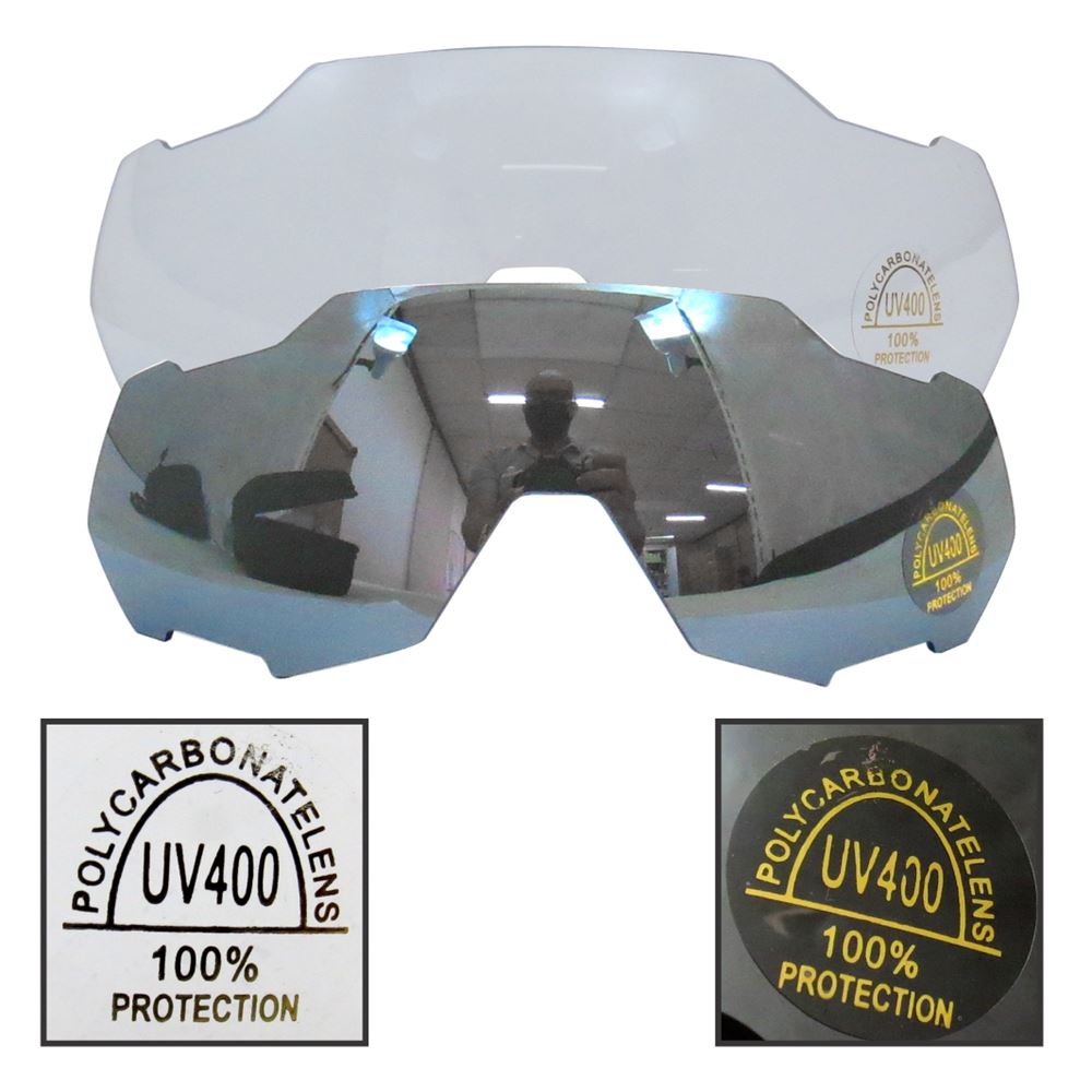 Oculos BF-320 preto 3 lentes prot UV400