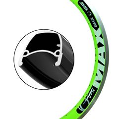 Aro aluminio 20 vpr max bmx neon verde