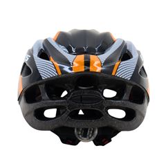 Capacete p/ciclista fjh-28 laranja led