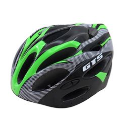 Capacete p/ciclista fjh-28 verde led