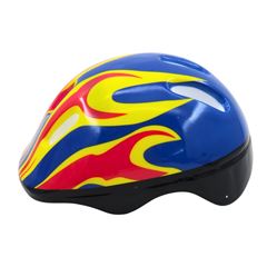 Capacete p/ciclista infant flame az/am/vm