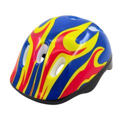 Capacete p/ciclista infant flame az/am/vm