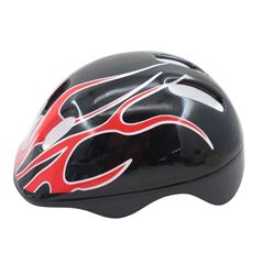 Capacete p/ciclista infant flame pt/vm