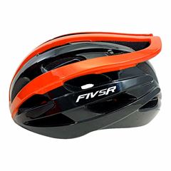 CAPACETE P/CICLISTA 2021.PRIDE PT/NEON LARANJA