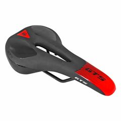 Selim + Lanterna usb mtb vazado vermelho