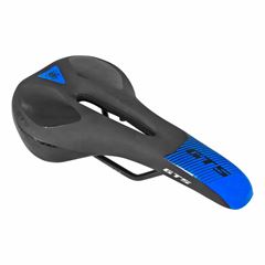 Selim / Lanterna USB mtb vazado azul