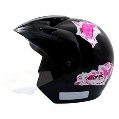 Capacete atômico for girls tamanho:56 preto