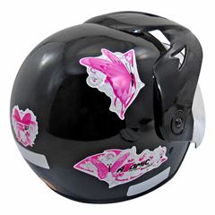 Capacete atômico for girls tamanho:56 preto