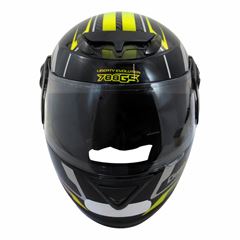 Capacete evolution G5 788 tamanho: 58 preto/amarelo