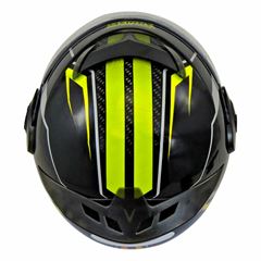 Capacete evolution G5 788 tamanho: 58 preto/amarelo