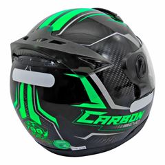 Capacete evolution G5 788 tamanho: 58 preto/verde