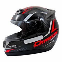 Capacete evolution G5 788 tamanho: 58 preto/vermelho