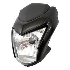 Carenagem + farol NXR 160 15-18 preto 